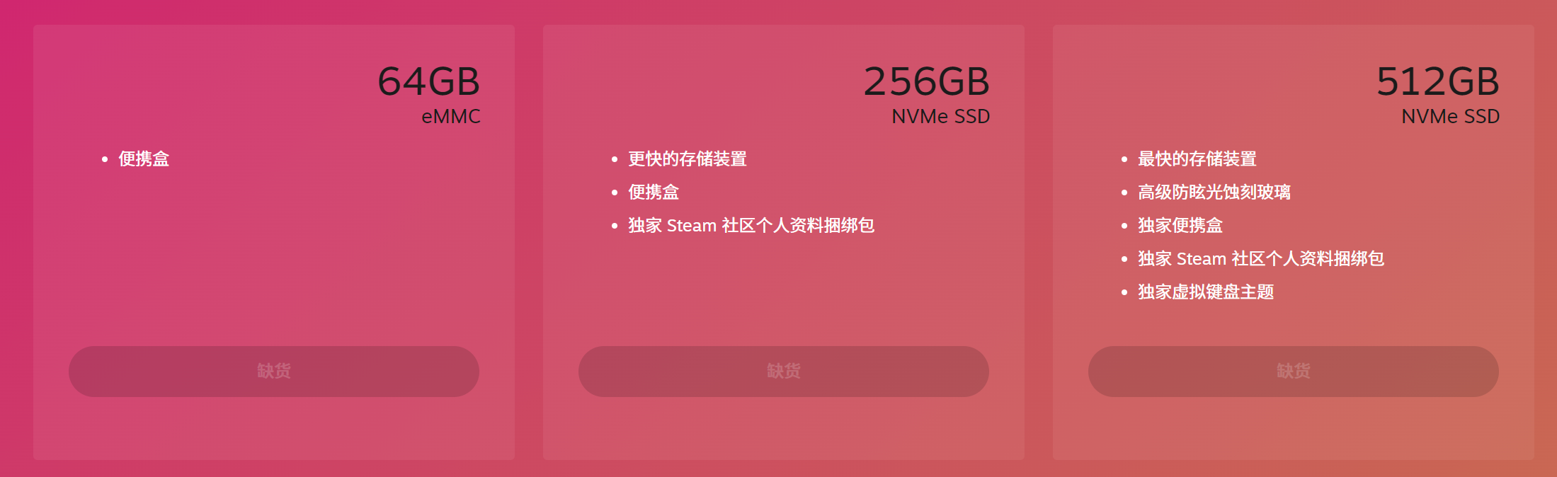 官方价格表格